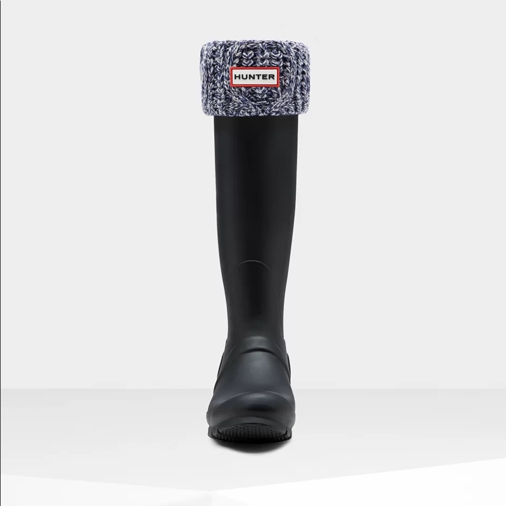 Hunter Original Cable Cuff Tall Boot Socks